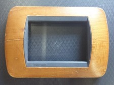 L4803LCA BTICINO LIVING INTERNATIONAL PLACCA 3P 3 POSTI LEGNO CILIEGIO AMERICANO