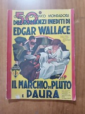 Gialli Economici Mondadori n 50 (1937) Edgar Wallace IL MARCHIO DI PLUTO / PAURA