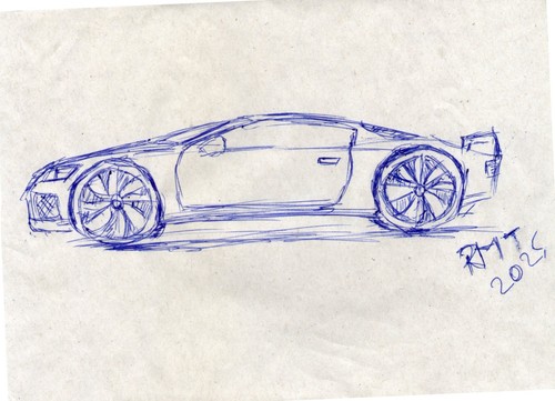 Disegno originale auto