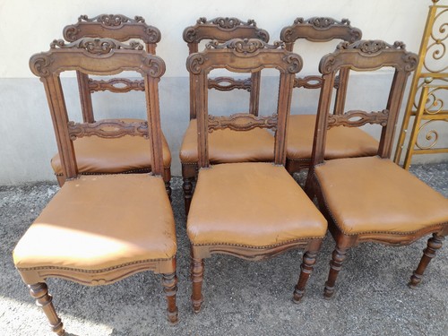 Gruppo sedie umbertine - 6,