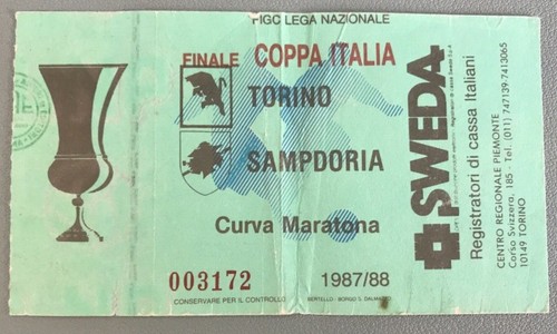 Biglietto ticket calcio