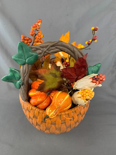 Cesto decorativo autunno