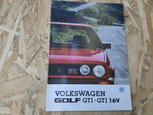 Depliant golf gti - depliant, vw