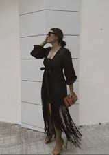 ZARA ABITO MIDI DONNA LINO