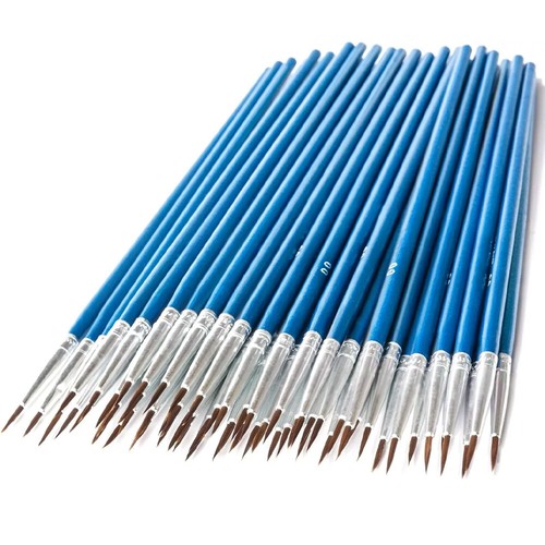 100pz pennelli pittura - pennelli,