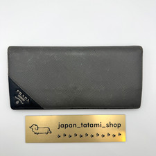 Portafoglio lungo PRADA grigio