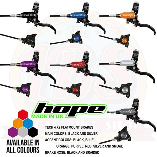 Hope tech evo flatmount - x2,