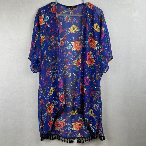 Cardigan kimono trasparente