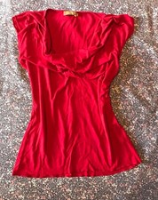 Top maglia conbipel rossa - maglia,