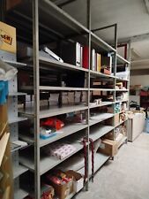 SCAFFALI METALLICI RINFORZATI 120X80XH300 5 PIANI RIPIANI SCAFFALATURA MENSOLA