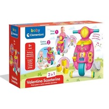 CLEMENTONI BABY PRIMI PASSI VALENTINA SCOOTERINO 2 IN 1 NEW 17851