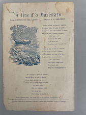 Antico Rarissimo spartito