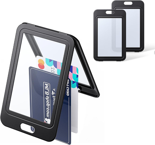 Porta badge con finestre - badge,