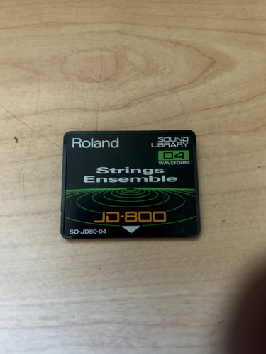 Roland jd80 set di carte - roland,