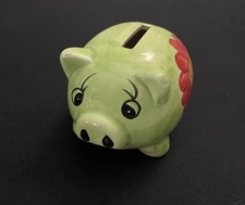 SALVADANAIO IN TERRACOTTA Maiale dipinto