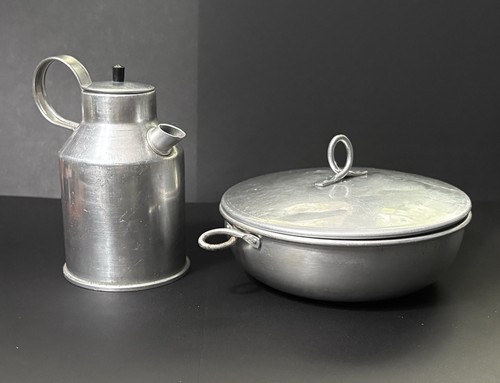 Lattiera alluminio vintage - alluminio,