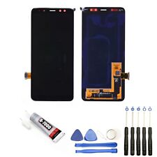 VITRE + ECRAN LCD POUR Samsung Galaxy A8 2018 SM-A530F NOIR + OUTILS + COLLE