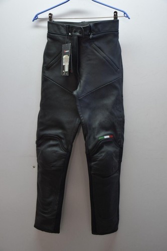 Pantaloni pelle moto - pelle, da