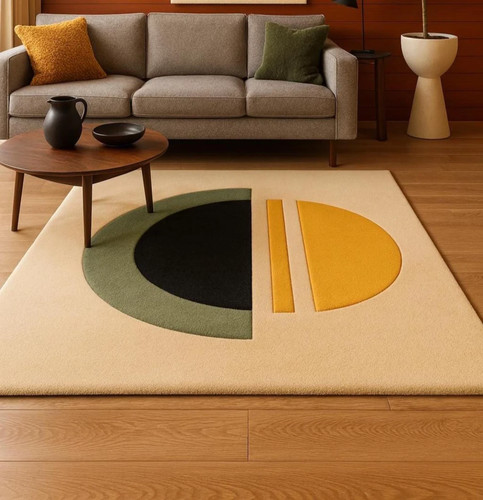 Tappeto geometrico moderno