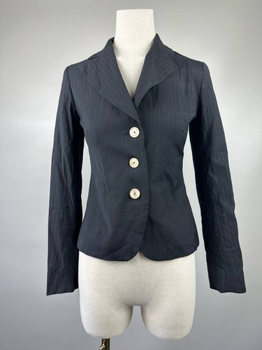 Max mara blue striped - max, wool