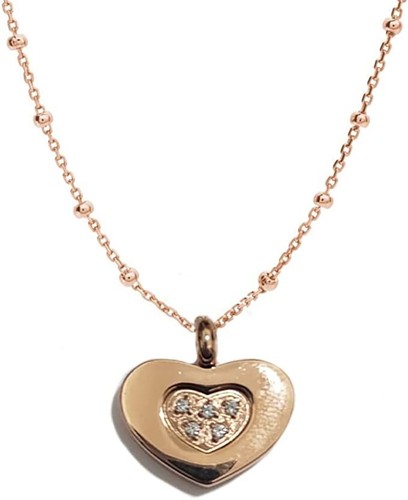 Collana donna acciaio - , ramato
