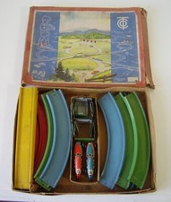 Antica autostrada Tippco auto da corsa in confezione originale 1950 circa