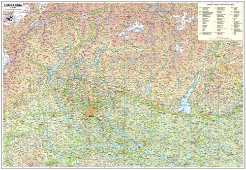 Carta geografica murale - geografica,
