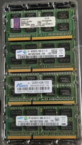 Ram sodimm 16gb ddr3 1333 - ddr3,