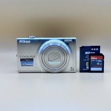 NIKON COOLPIX S6100 Argento