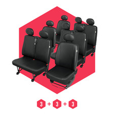 Rivestimenti Sedili per Nissan Interstar I (02-06) 9 Sedili Set Rivestimenti