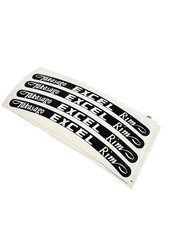 4pz Adesivi Cerchi MX Bianco