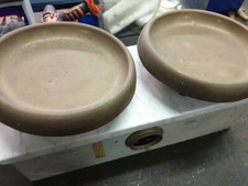 Bilancia Antica con Cassa in Legno piano in Marmo, Piatti in Ottone