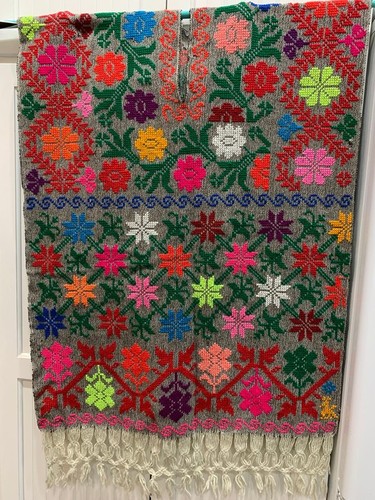 Poncho maya messicano vintage - poncho,
