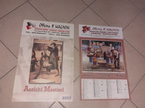Calendario antichi mestieri - antichi,