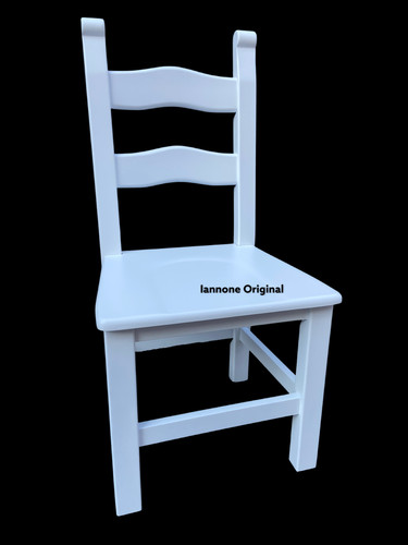 Sedia bianca legno - bianca, rustica