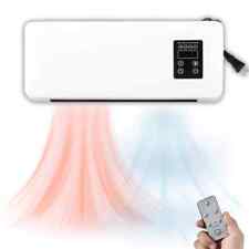 Termoconvettore Stufa Elettrica DA PARETE con Telecomando Caldo / Freddo Bagno