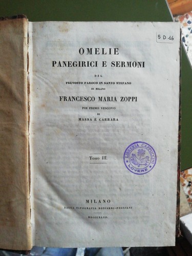 Omelie panegirici sermoni - omelie, e