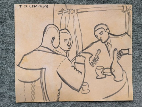 Tamara lempicka disegno su - de,