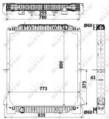 Nrf 549567 radiatore - nrf,