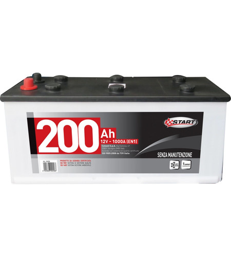 Batteria autocarro 200ah 1000a - batteria,