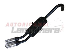 marmitta sportiva Fiat 124 sport coupè silenziatore posteriore doppio scarico