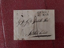 Prefilatelica da Genova a