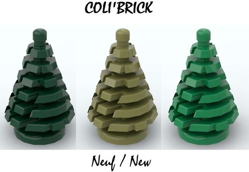 Lego 2435 arbre sapin - -,