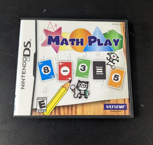 Nintendo math play completo - ds,