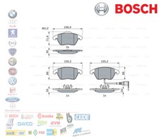 PASTIGLIE FRENO ANTERIORE AUDI