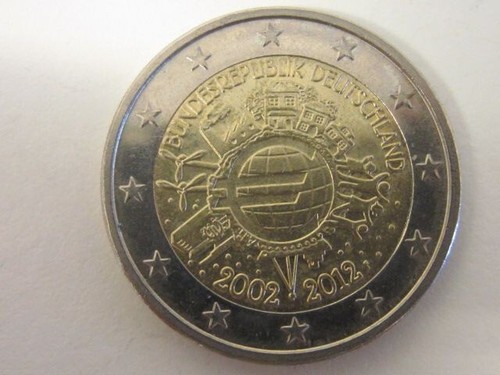 Moneta euro anniversario - da, 2