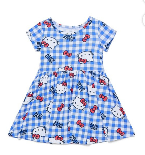 Abito gingham blu - blu, con