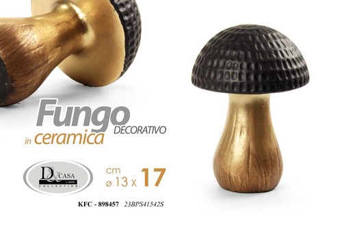 Fungo ceramica soprammobile - fungo,