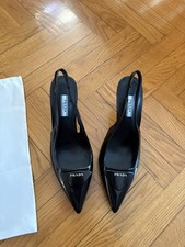 Slingback Prada In Vernice