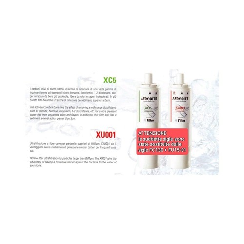 Kit ricambio filtri - kit, afrodite